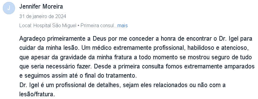 Jennifer Moreira diz:
